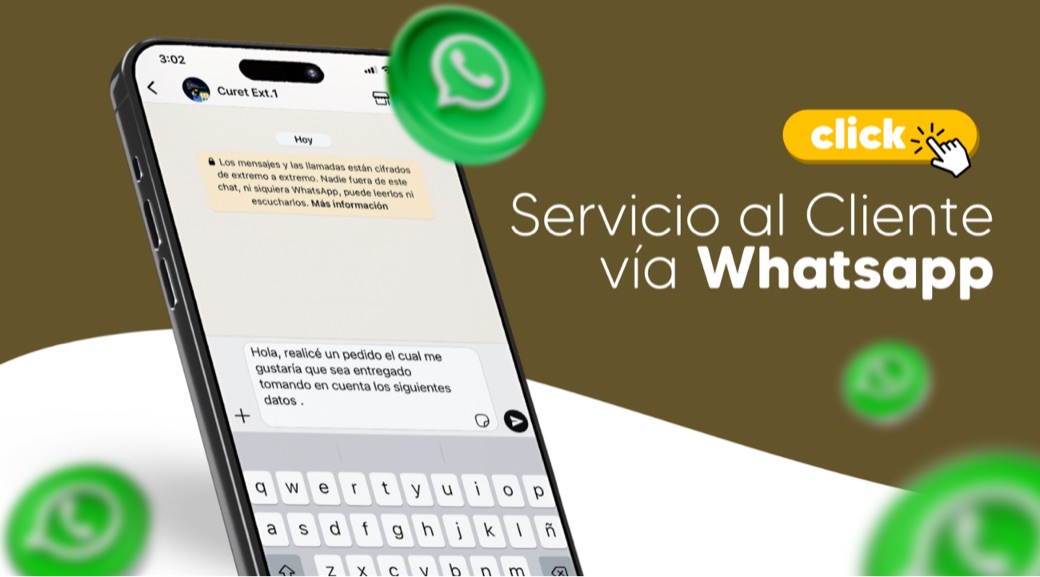 Servicio al cliente vía WhatsApp